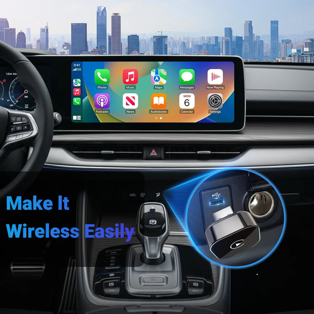 Wireless CarPlay & Android Auto Adapter